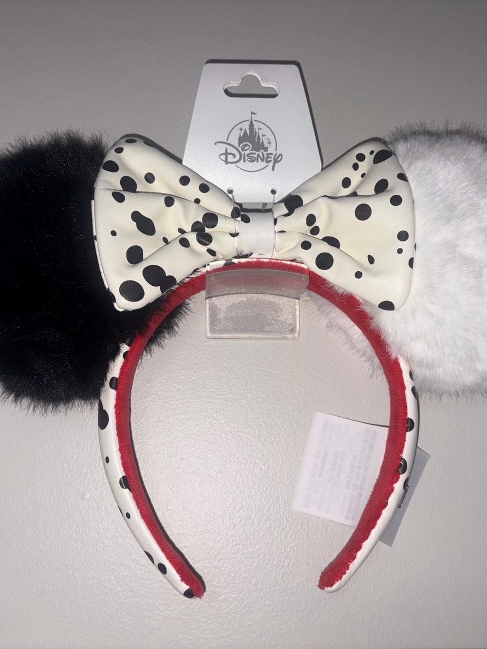 NWT Disney Parks Minnie Mickey Mouse Ear 101 Dalmations Cruella Devil Headband